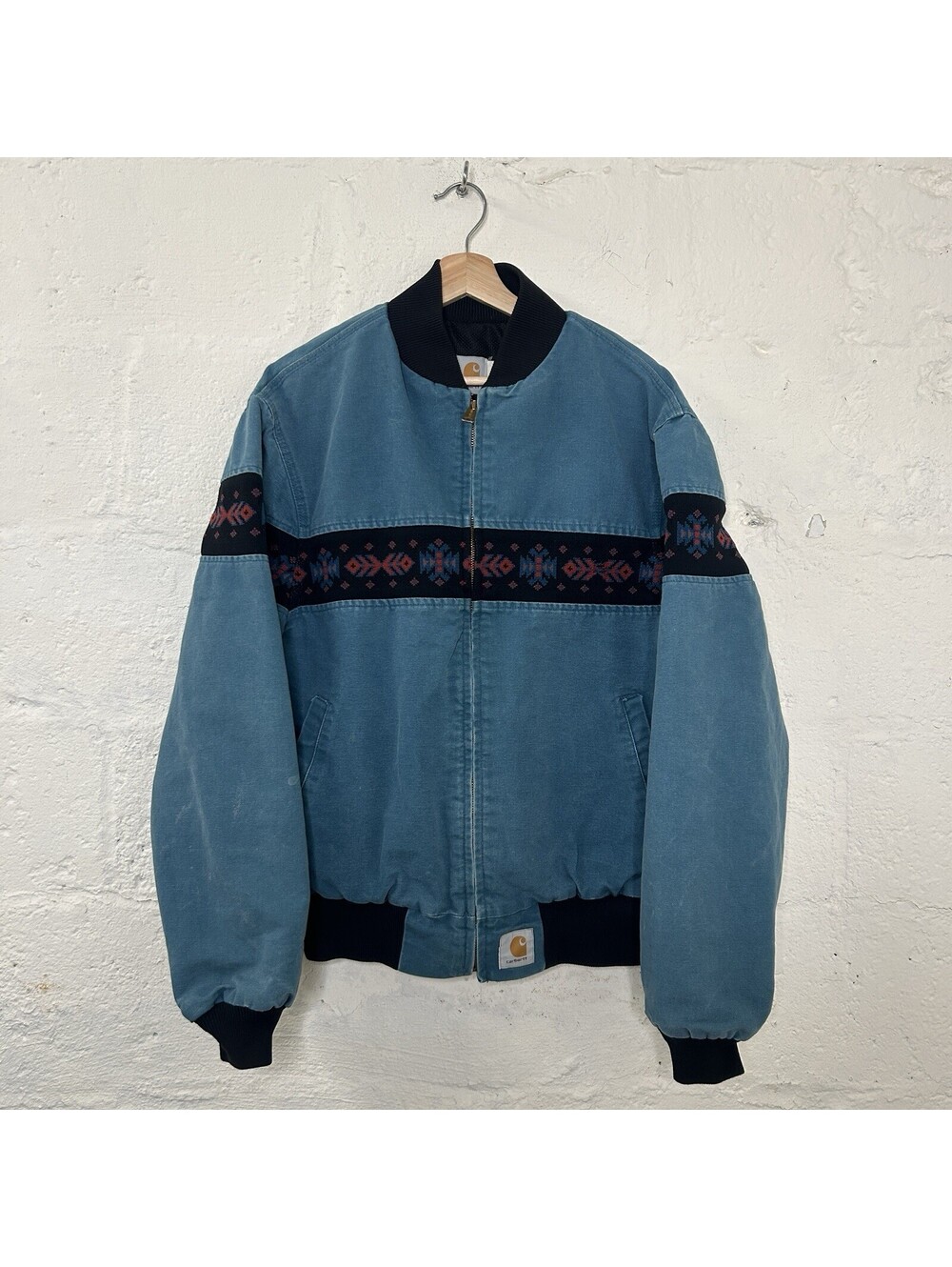 Vintage Carhartt Thermal Southwestern Aztec Jacket “Teal”